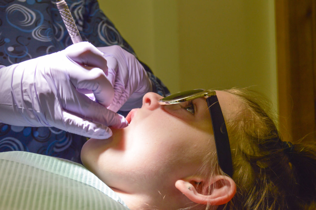 Girl Being examined